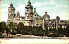 La Catedral Mexico City Undivided Unposted Postcard c1905 picture