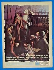 1976 Levi's Panatela Fashions / Clothing Vintage 1970's Magazine Print Ad picture