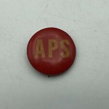 Antique APS American Philatelic Society St Louis Button Co Badge Pin Pinback B9  picture