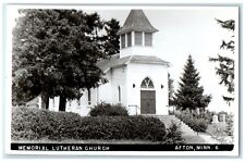 c1910's Memorial Lutheran Church Afton Minnesota MN RPPC Photo Antique Postcard picture