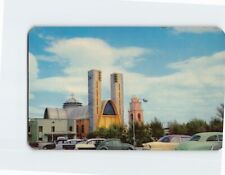 Postcard Side of the Square and Church Reynosa Tamaulipas Mexico picture