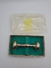 Lullaby Sterling 1900 Silver Baby Rattle 3” Antique With Box picture