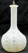 Antique White Opalescent Glass  Polka Dot Barber Bitters Bottle West Virginia picture