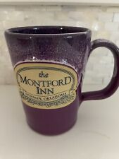 Deneen Pottery The Montfort Inn Norman, OK purple coffee mug  picture