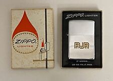 VINTAGE 1973 R.J. REYNOLDS ZIPPO LIGHTER RJR LOGO UNFIRED NEW IN BOX picture