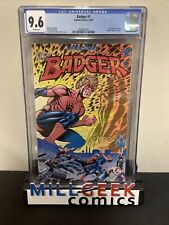 Badger #1, CGC Graded 9.6, Capital Comics, 1st Appearance Of The Badger, 1983 picture