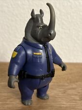Officer Mchorn Rhino Disney Disney Zootopia 4.2” Action Figure PVC Toy picture