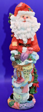 Crinkle Claus Santa with patchwork bag 657232 Retired 1994 picture