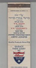Matchbook Cover - Idlenot Farm Dairy, Inc. North Springfield, VT picture