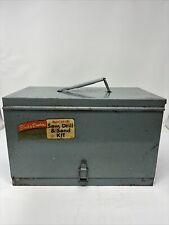 Vintage Black & Decker Electric Saw Drill & Sand Metal Carrying Case Only picture