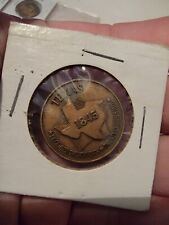 Vintage Continental Airlines Coin Medallion 28th State 1845 Texas Rare picture