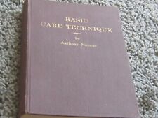 BASIC CARD TECHNIQUE by Anthony Norman. Limited first edition 1948 picture