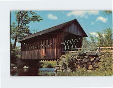 Postcard The Old Covered Bridge New Hampshire USA picture
