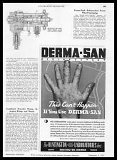 1937 Derma-San Oil Dermatitis On Hand Photo Huntington Indiana Vintage Print Ad picture