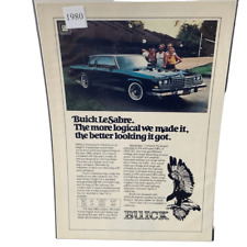 Vintage 1989 Buick LeSabre More Logical Ad Advertisement picture