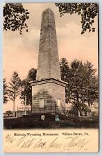 Pennsylvania Wilkes-Barre Historic Wyoming Monument Vintage Postcard POSTED 1908 picture