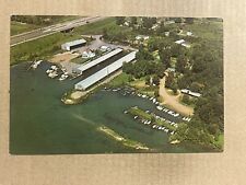 Postcard Brewerton NY New York Penoyers Marina Oneida Lake Aerial View Vintage picture