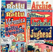 8 Comic Book Lot - Jughead (1975) Archie (1985) Veronica (1988) Betty (1995) EE1 picture