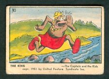 1951 THE KING The Captain & The Kids PARKHURST Gum V339-3 Comics CARDS Series picture