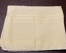 Vintage Yellow Stripe Stripes Tablecloth Table Cover 50x66 -DE25 picture