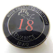 BLACK WATER HIGH THREAT PROTECTION ADVANCE 18 IRAQ CHALLENGE COIN picture