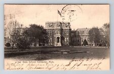 Coldwater MI-Michigan, State School, Antique, Vintage c1907 Souvenir Postcard picture