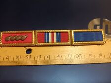 U.S. Army Three Mounted Unit Awards On Metal Bar (24-271) picture