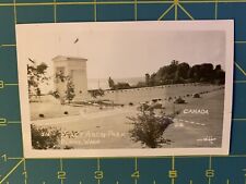 RPPC VTG Postcard Canadian Border Crossing PEACE ARCH, Blaine WA by Webber #216 picture