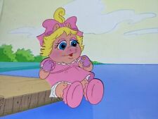 MUPPET BABIES animation cel Vintage Cartoons Background Disney Art 80's Lot I11 picture