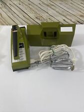 Vintage Sears Super 5 Speed Hand Mixer/Beaters Wall Tested Model 400-828800 picture