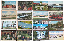 Antique Linen Postcard LOT OF 20 Vintage Postcards EXACT CARDS SHOWN  picture