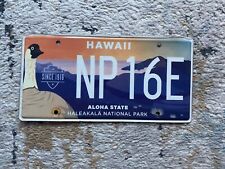 Expired Hawaii Aloha State Haleakala National Park License Plate NP16E picture