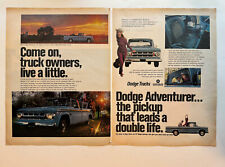 1967 Dodge Adventurer Truck, Salem Cigarettes, Snow Crop Juice Vintage Print Ads picture