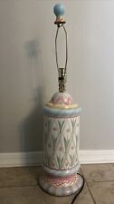 Vintage MacKenzie-Childs Tall Aalsmeer Table Lamp w/Finial picture