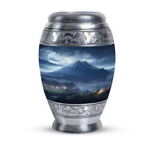 Moonrise over Volcanic Landscape Cremation Urn For Adults Urns Ashes picture