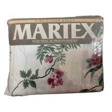 Vintage Martex Percale King Fitted Sheet NEW RARE La Salle II Floral picture