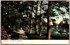 Orisberg Storkyro Finland Lake Boting Trees Pathways Flowers Postcard picture
