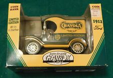 GEAR BOX CRAYOLA CRAYON DIE CAST 1:24 1912 FORD COIN BANK GOOD YEAR TIRES NIB LE picture