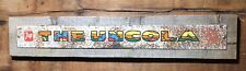 Vintage 7Up “The Uncola” Metal Sign Peter Max Style Graphics picture