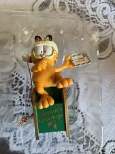 PAWS 1996 Garfield’s Trim A Tree Christmas Ornament In Box Letter Santa Mailbox picture