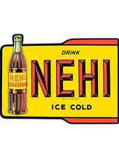 Drink Nehi Beverages Ice Cold Plasma Cut Metal Sign picture
