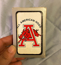 Arkansas Razorbacks Playing Cards Deck Collegiate Licensed All American Hogs picture