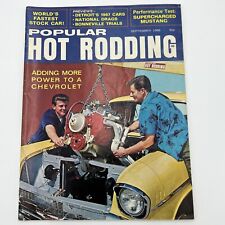 Popular Hot Rodding September 1966 “Adding More Power To A Chevrolet” picture