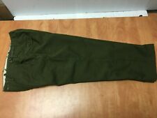 1953 Vintage Military Trousers Green Wool Cold Weather Field M1951 Small Regular picture