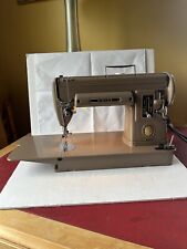 1950's Singer Sewing Machine 301A Slant Needle, Case, Instructions, Accessories picture