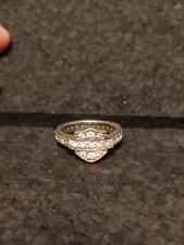Harley Davidson .925 Sterling Silver MOD Crystal Ring Size 6.25 picture