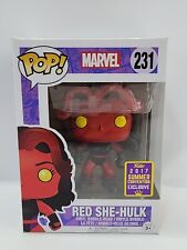 Funko Pop Vinyl: Marvel - Red She-Hulk #231 2017 SDCC Exclusive + Protector picture