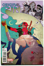 Original Sin #1 Dancing Deadpool Party Variant Cover Death of the Watcher NM picture