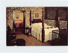 Postcard Abraham Lincolns Bedroom Abraham Lincolns Home Springfield Illinois USA picture