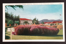 Letterman General Hospital YMCA San Francisco California CA UNP Postcard c1920s picture